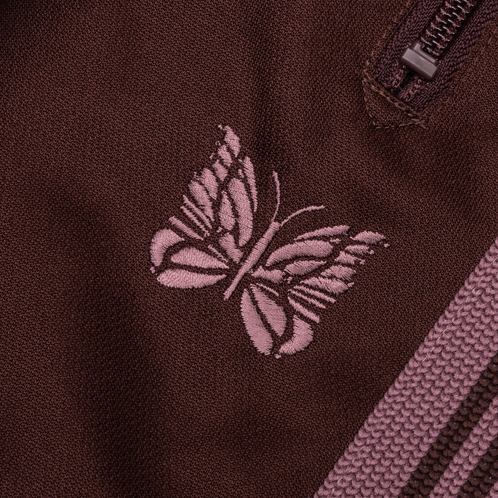 Poly Smooth Track Pant - Brown - Image 3