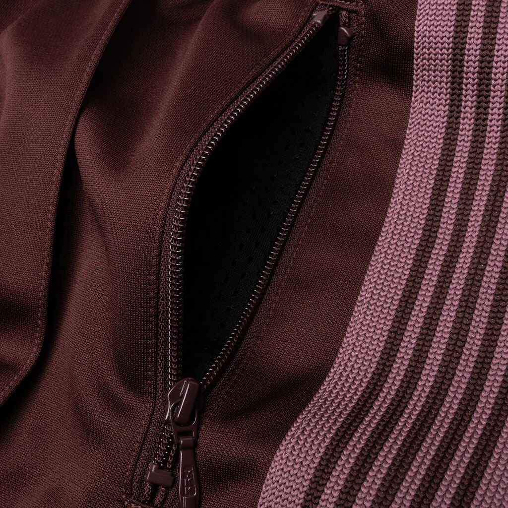 Poly Smooth Track Pant - Brown - Image 4