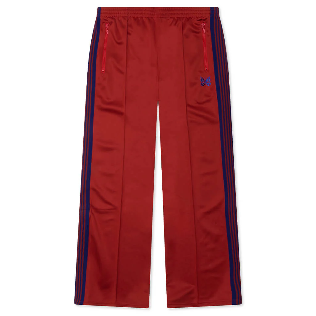 Poly Smooth Track Pant - Red