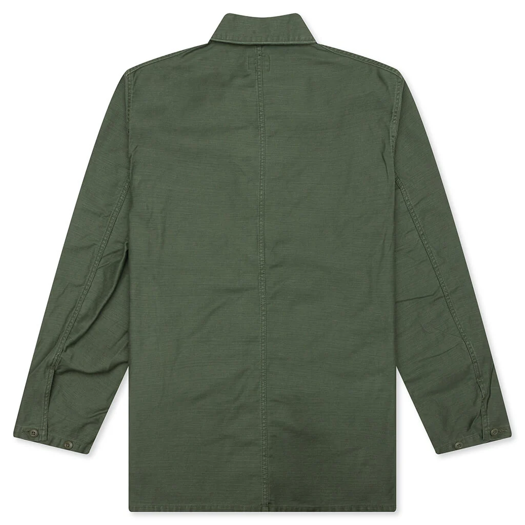 Reversed Sateen Coverall - Olive - Image 2