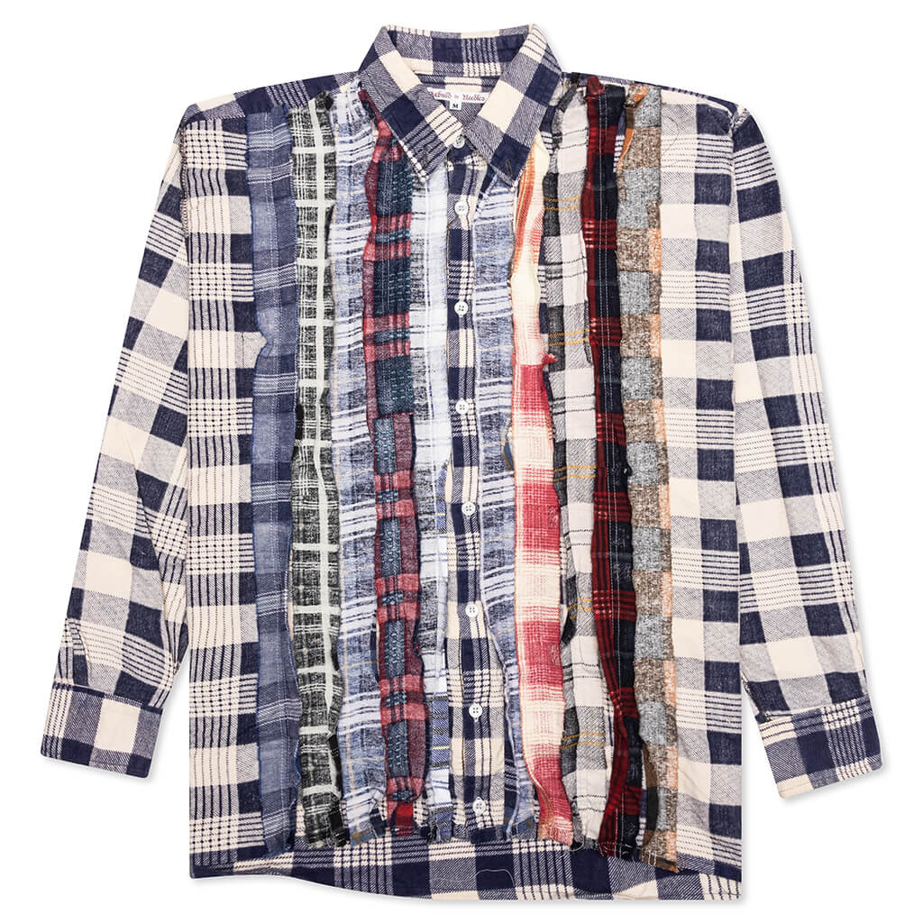 Ribbon Flannel Shirt - Assorted