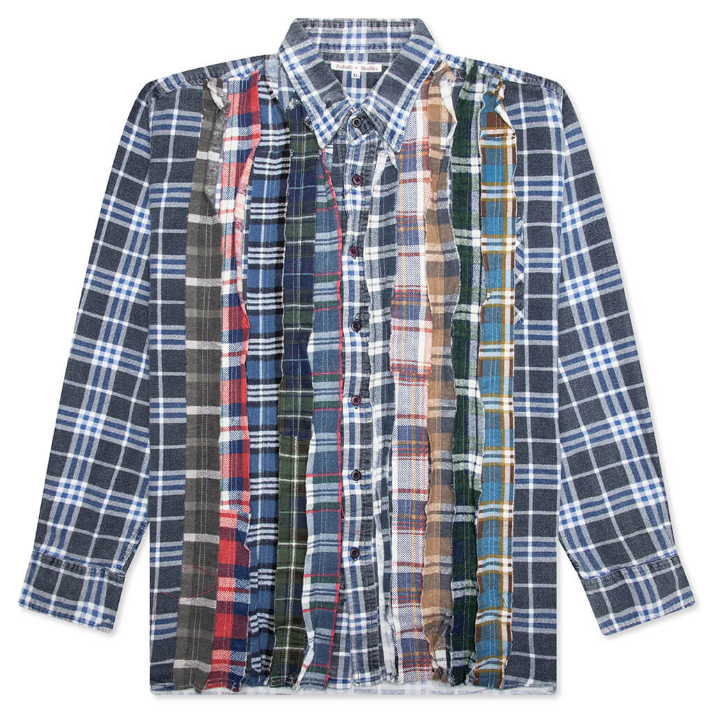 Ribbon Flannel Shirt - Assorted