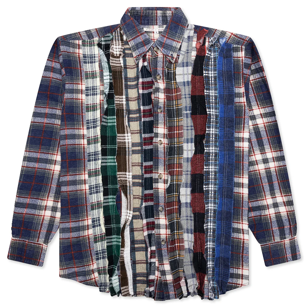 Ribbon Flannel Shirt - Assorted