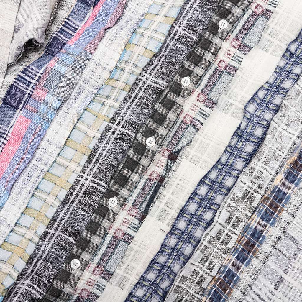 Ribbon Wide I.O. Flannel Shirt - Assorted - Image 4
