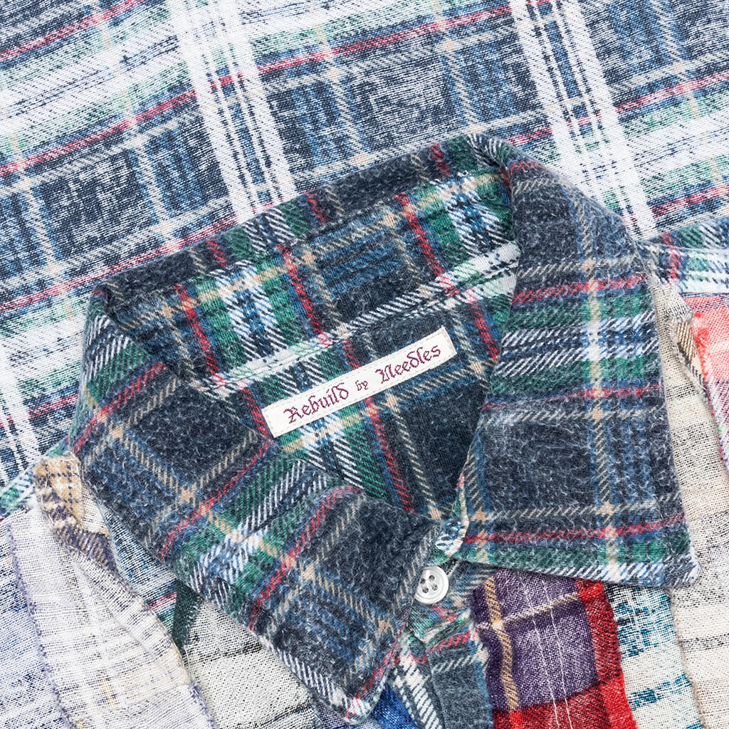 Ribbon Wide I.O. Flannel Shirt - Assorted - Image 3
