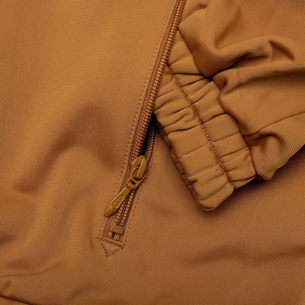 Tricot Jersey Fringe Track Jacket - Gold - Image 4