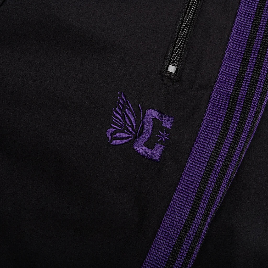 Needles x DC Shoes Track Pant Poly Ripstop - Black - Image 4
