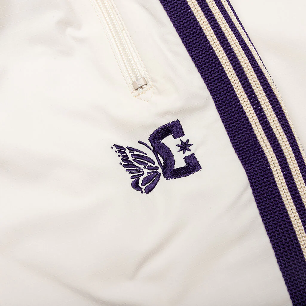 Needles x DC Shoes Track Pant Poly Ripstop - Ivory - Image 3