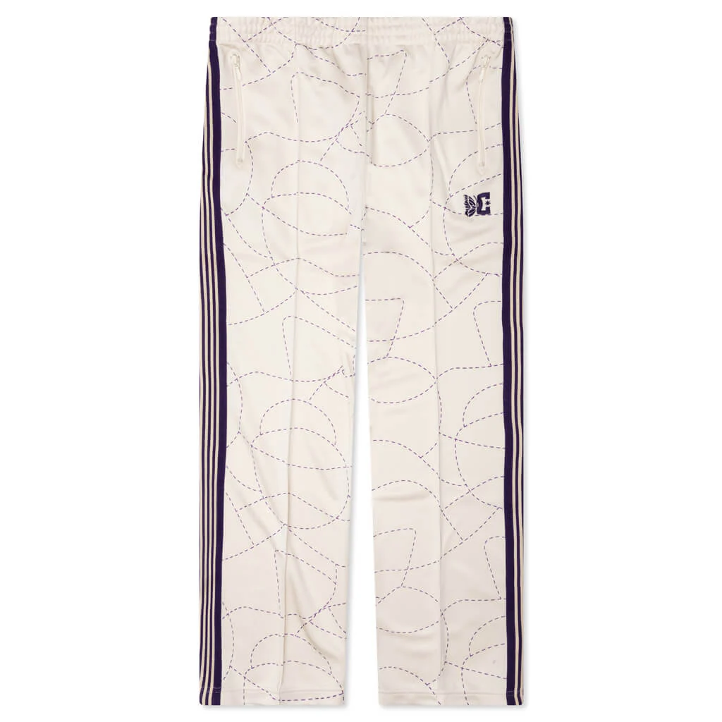 Needles x DC Shoes Track Pant Poly Smooth - Ivory