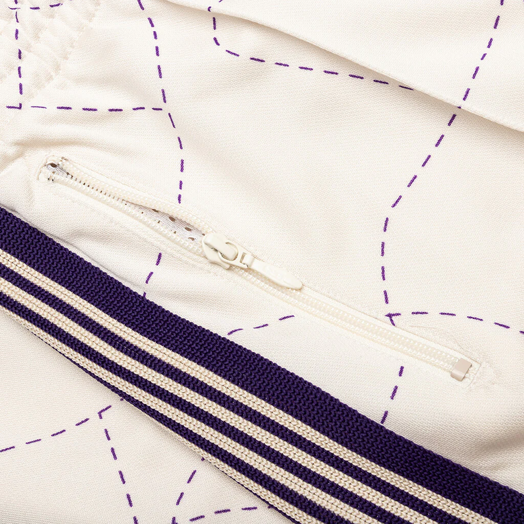 Needles x DC Shoes Track Pant Poly Smooth - Ivory - Image 3
