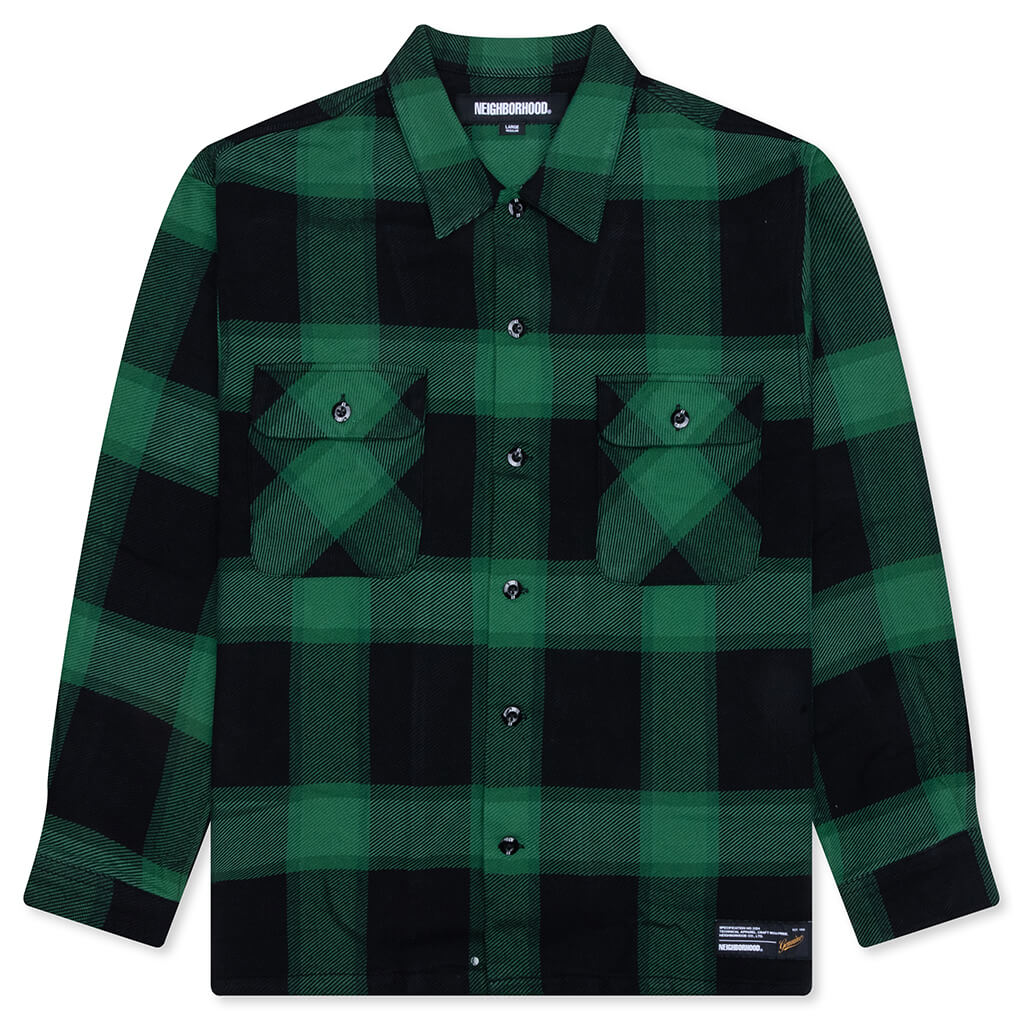 Buffalo Check Shirt L/S - Green