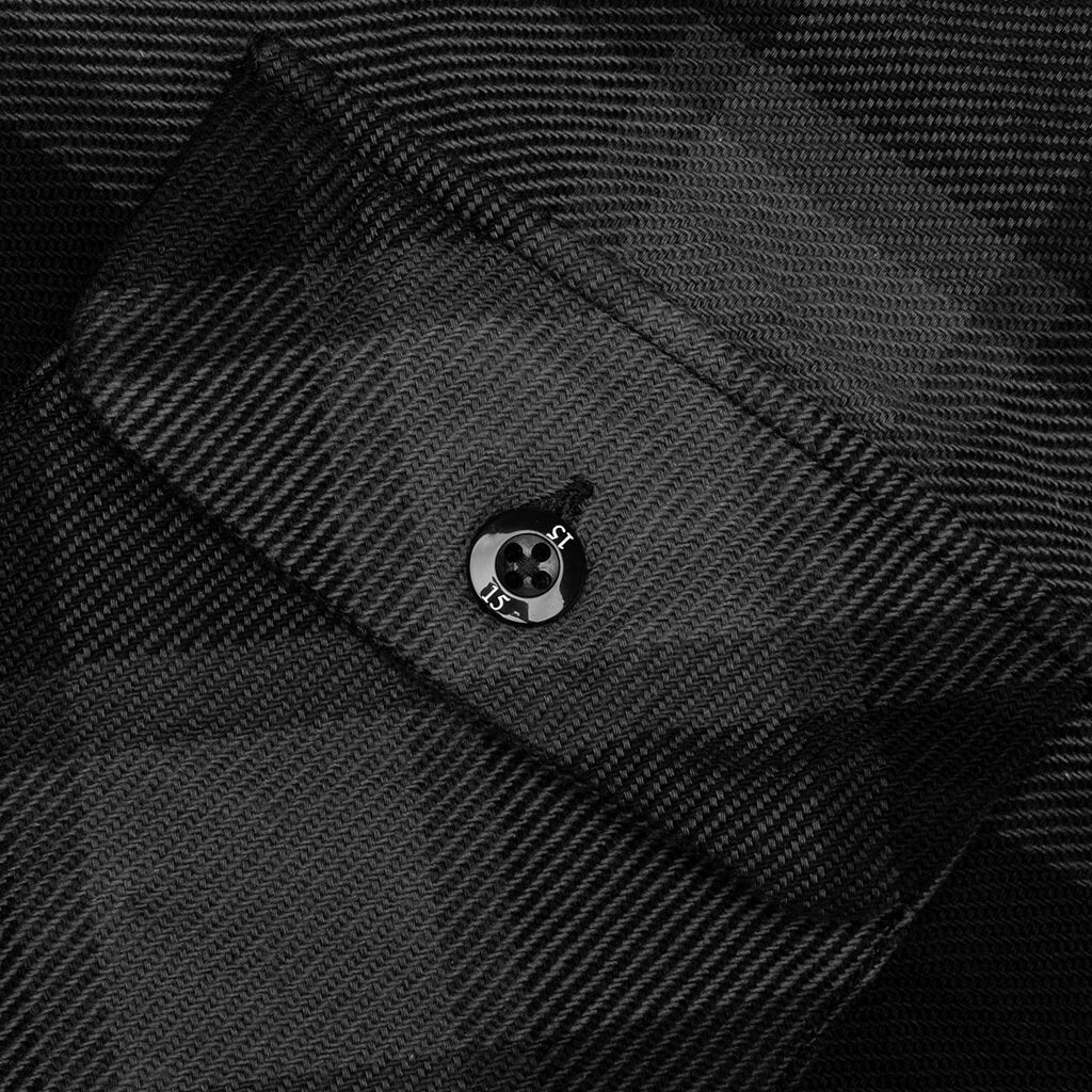 Buffalo Check Shirt L/S - Grey - Image 3