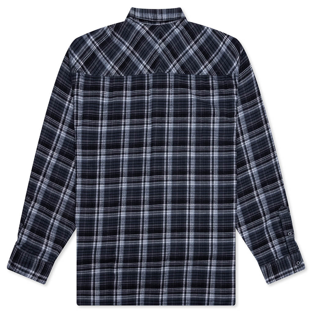 Clan Tartan L/S Check Shirt - Gray - Image 2