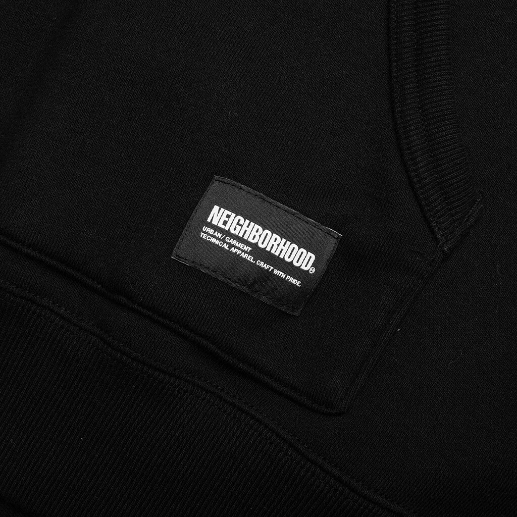 Classic Sweat Parka L/S - Black - Image 3
