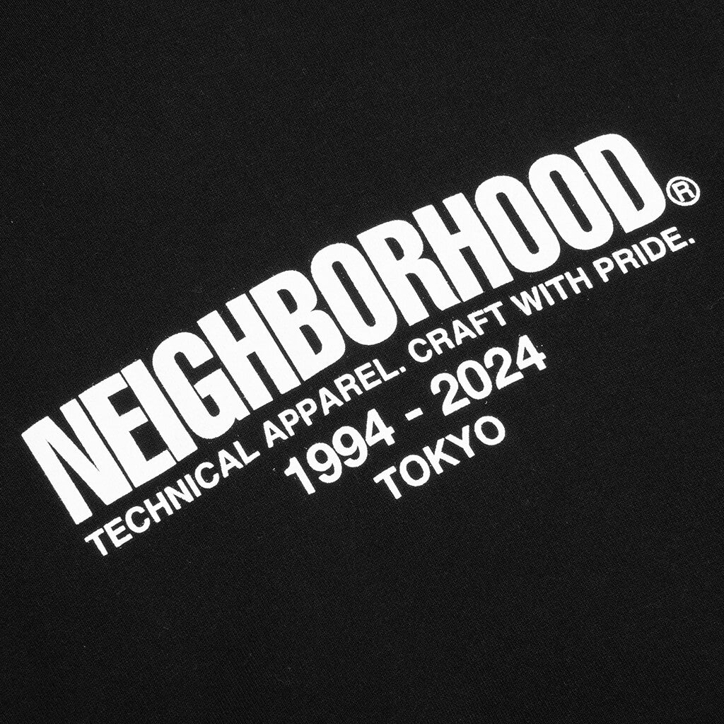 Classic Sweat Parka L/S - Black - Image 4