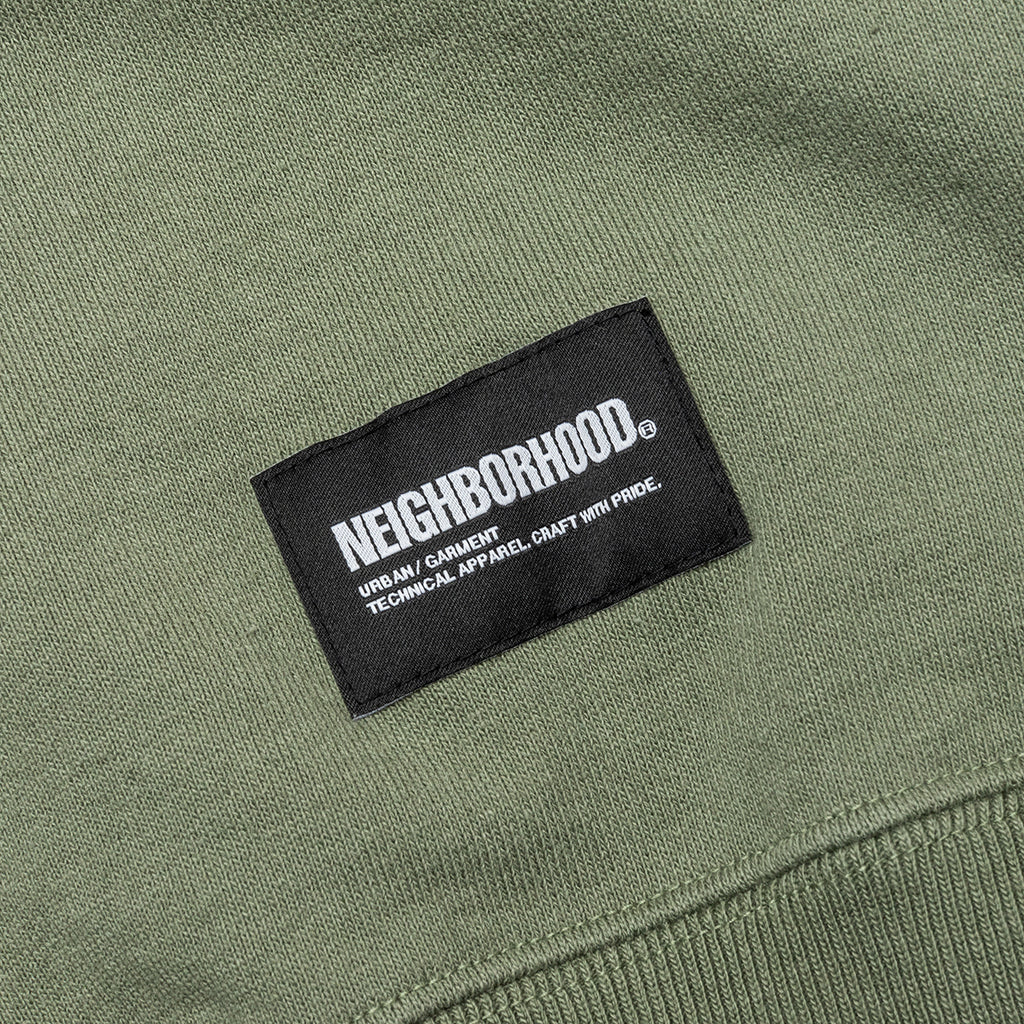 Classic Sweat Shirt L/S - Olive Drab - Image 4
