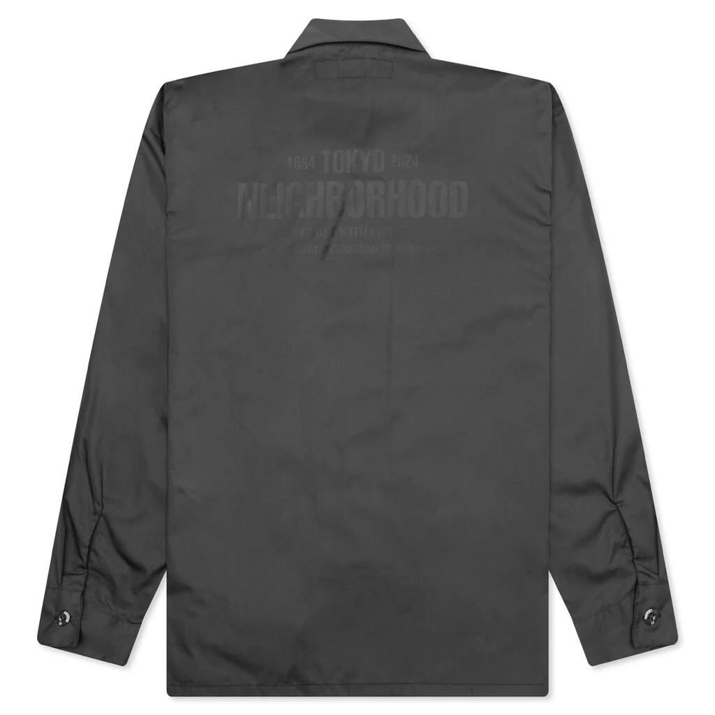 Classic Work Shirt L/S - Charcoal - Image 2