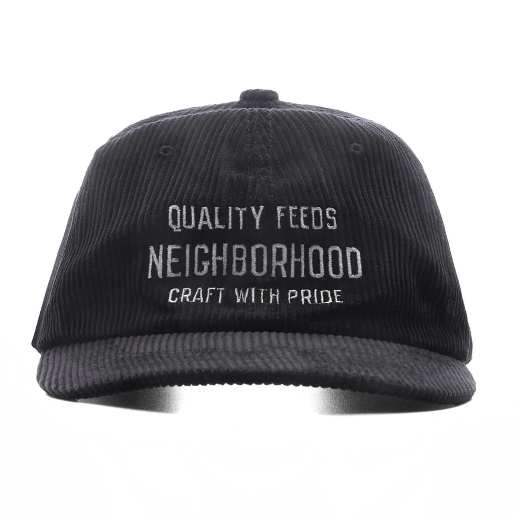 Corduroy Dad Cap - Black