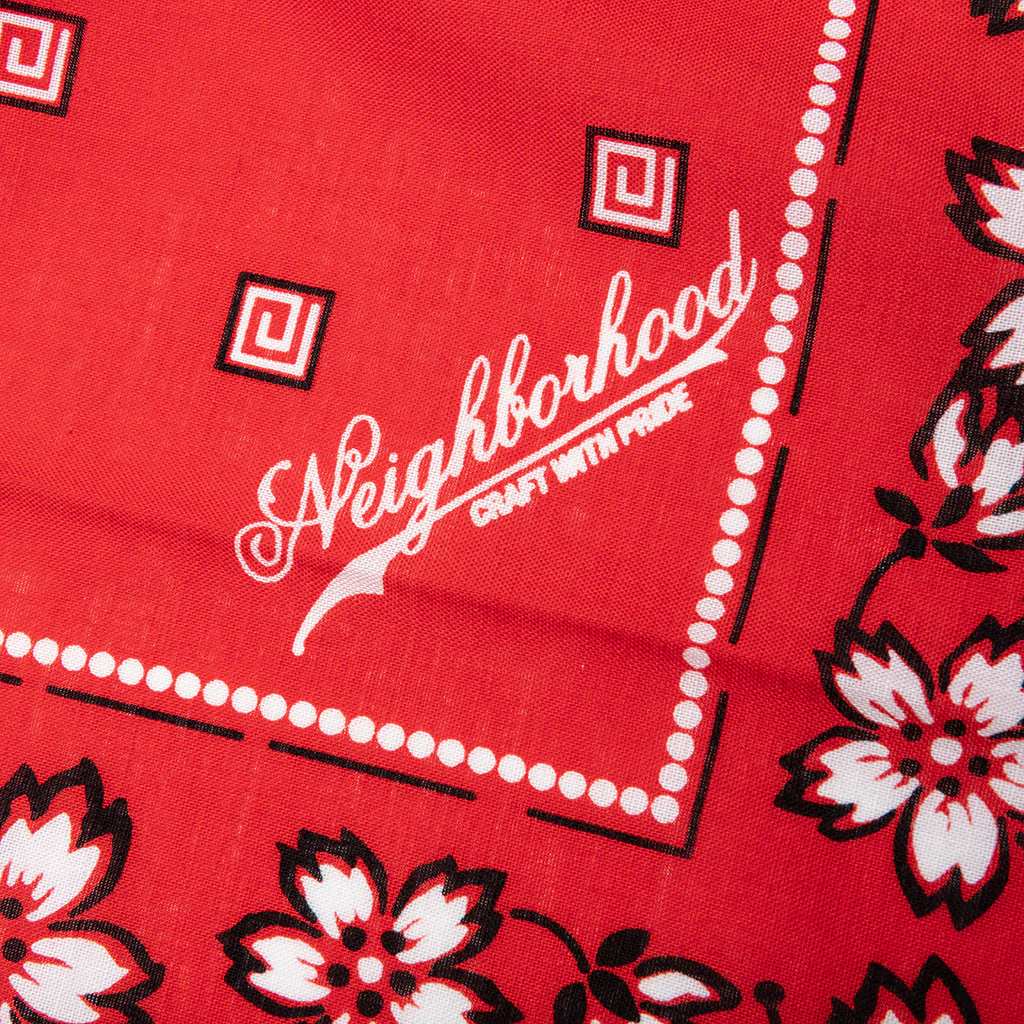 Flower Bandana - Red - Image 3