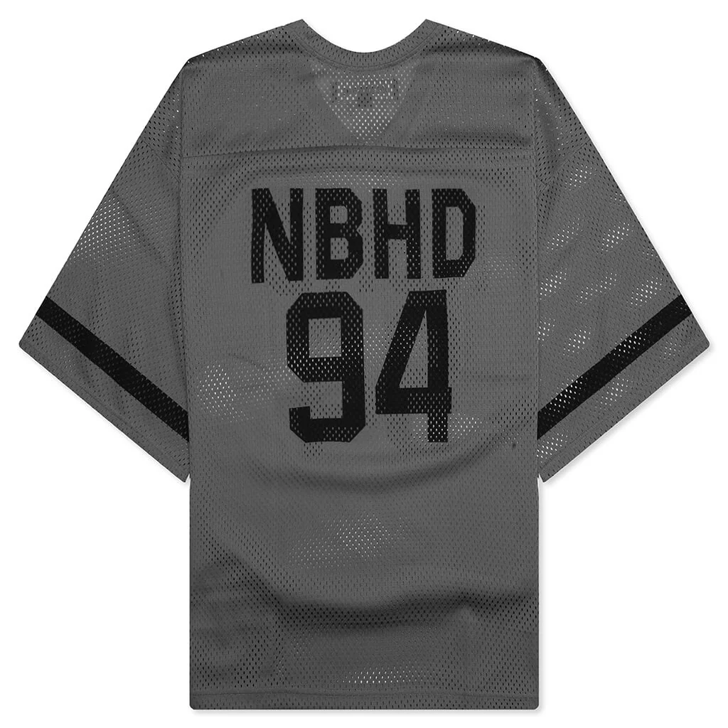 Hockey S/S V Neck Jersey - Gray - Image 2