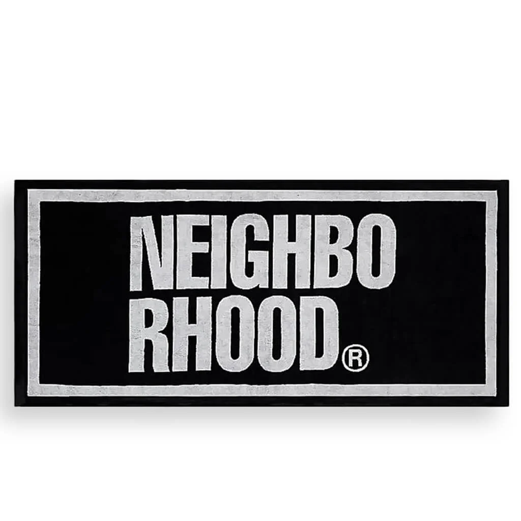 Logo Bath Towel - Black