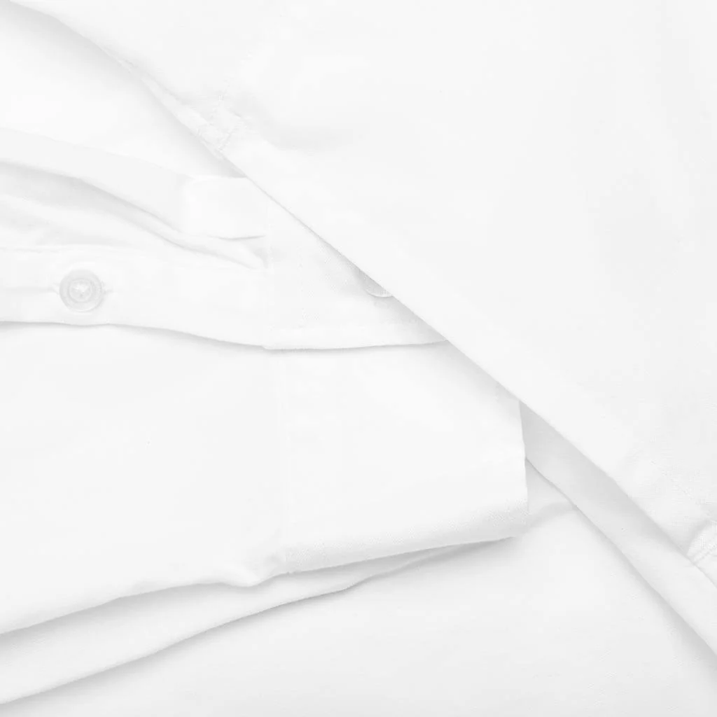 Medal & Cross Embroidery L/S Shirt - White - Image 5