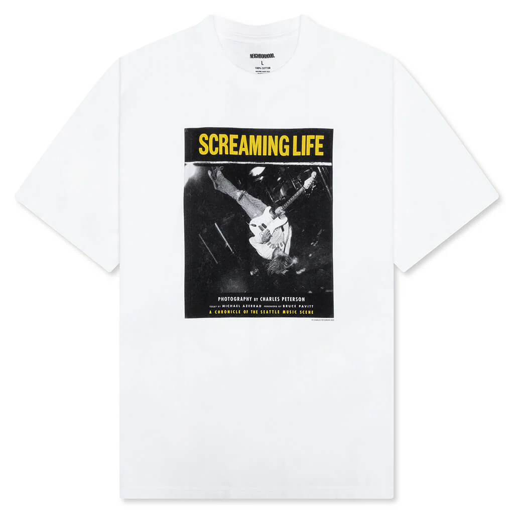Neighborhood x Charles Peterson S/S Tee 1 - White