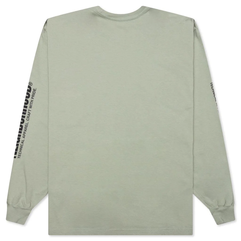 NH L/S Tee 1 - Sage Green - Image 2