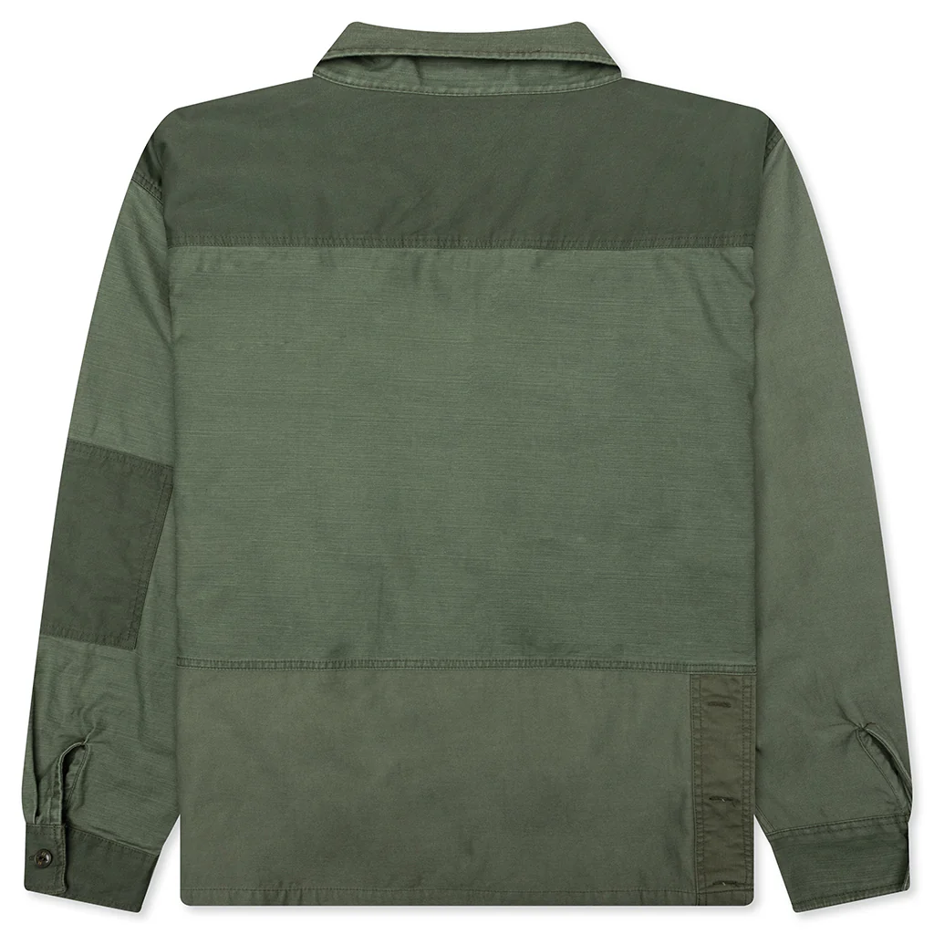 RM Utility Shirt LS - Olive Drab - Image 2
