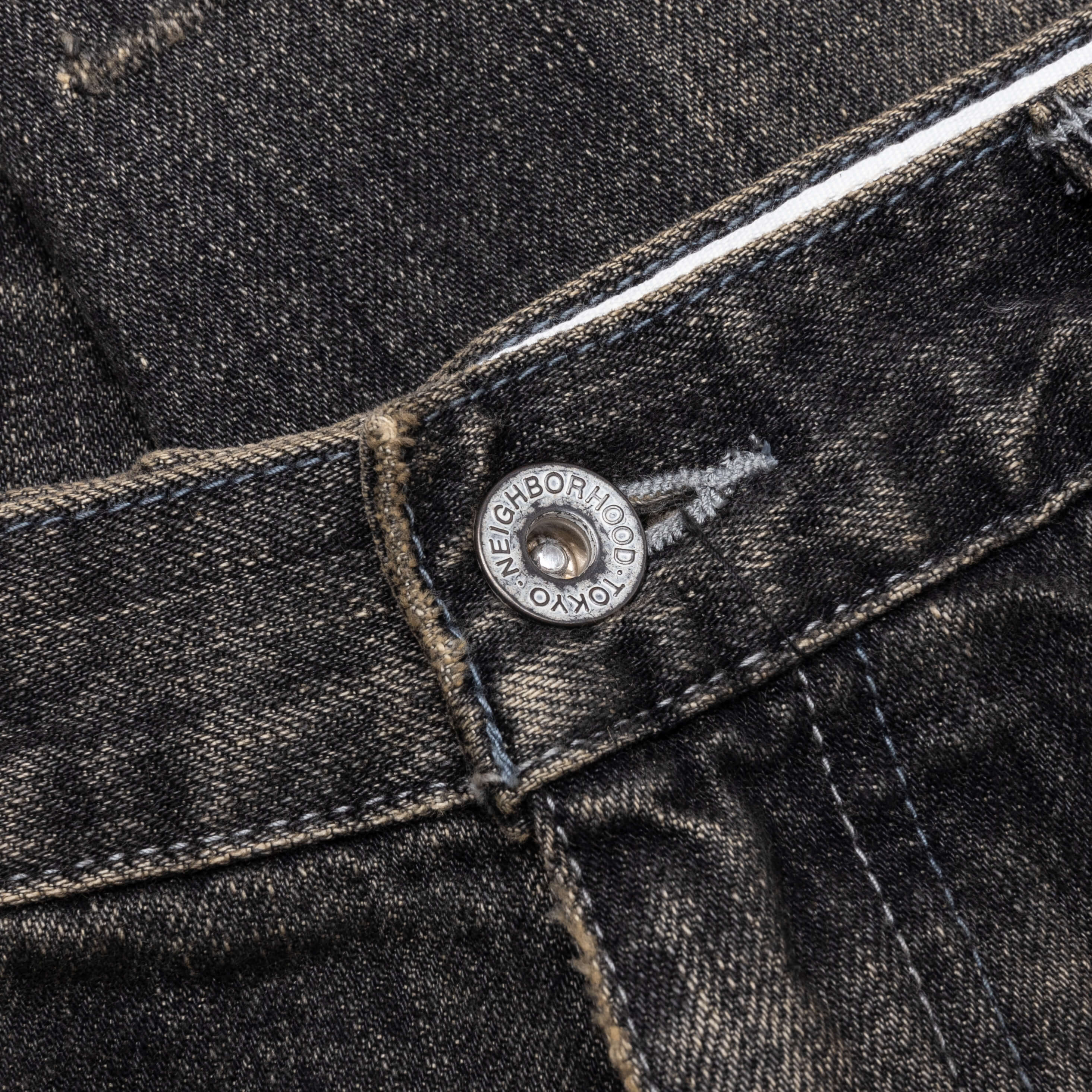 Savage Denim DP Wide Pants - Black - Image 4