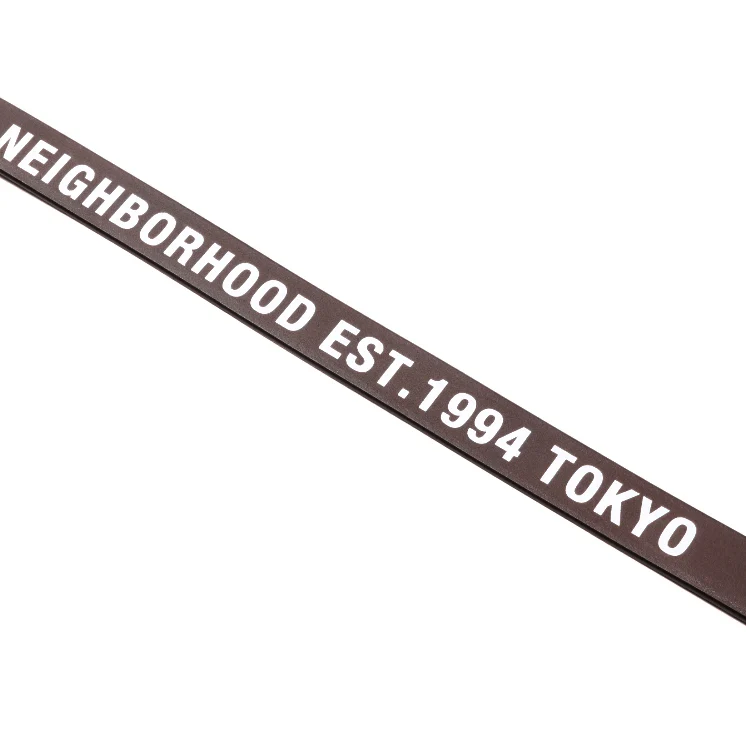 Wide Leather Dog Leash - Brown - Image 2