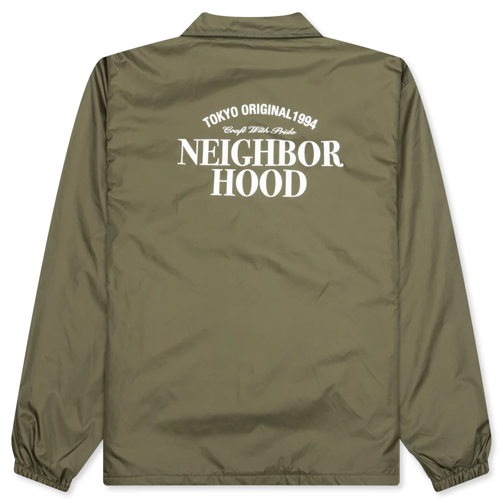 Windbreaker Jacket-1 - Olive Drab - Image 2