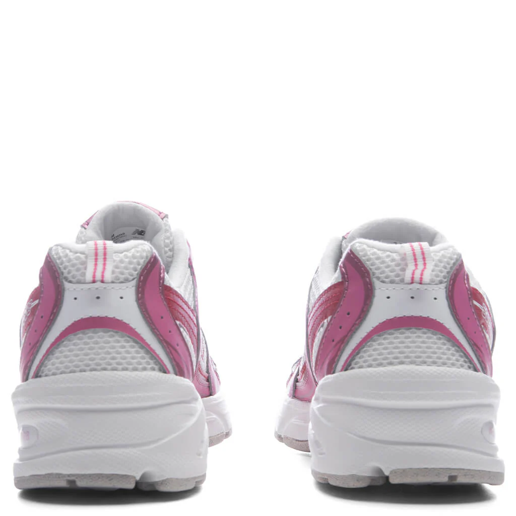 530 Lace (GS) - Pink Satin/Shadow Red - Image 4
