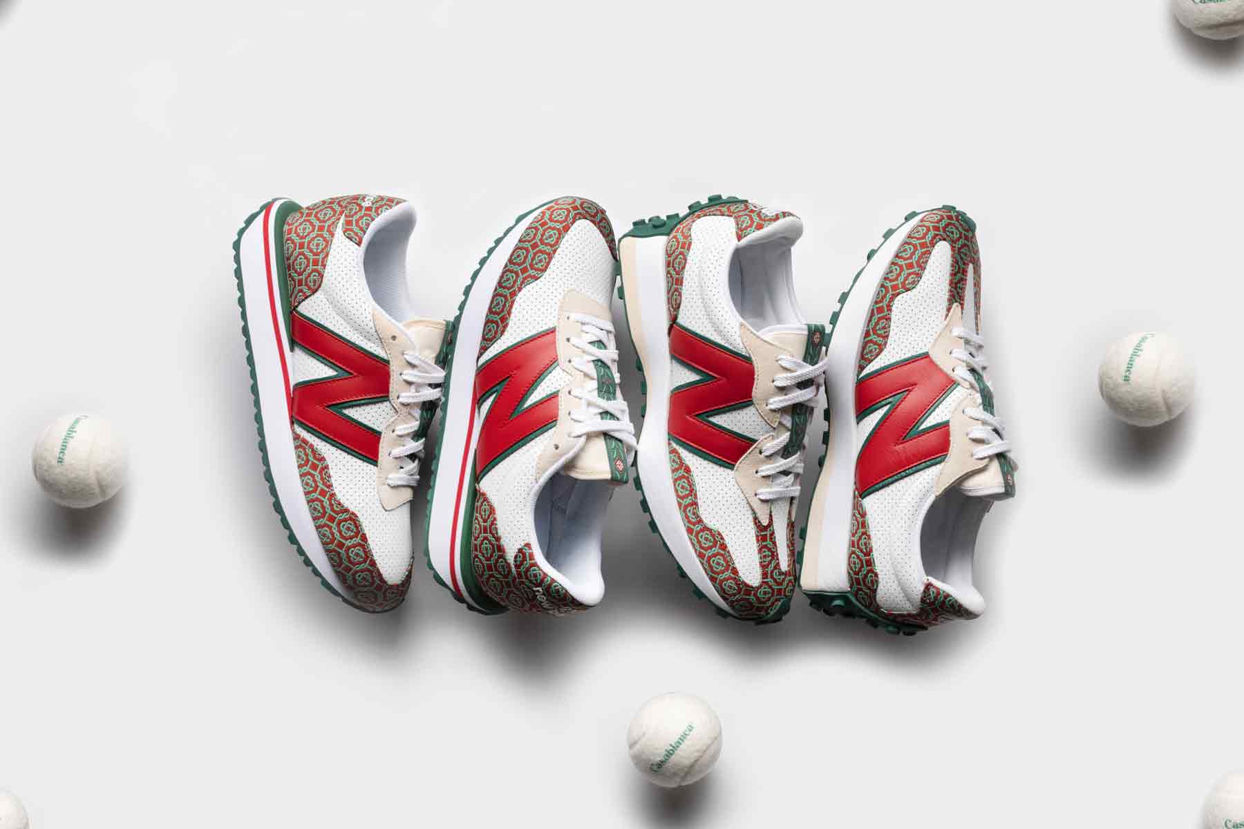 New Balance x Casablanca 237 - White/Jacquard - Image 5