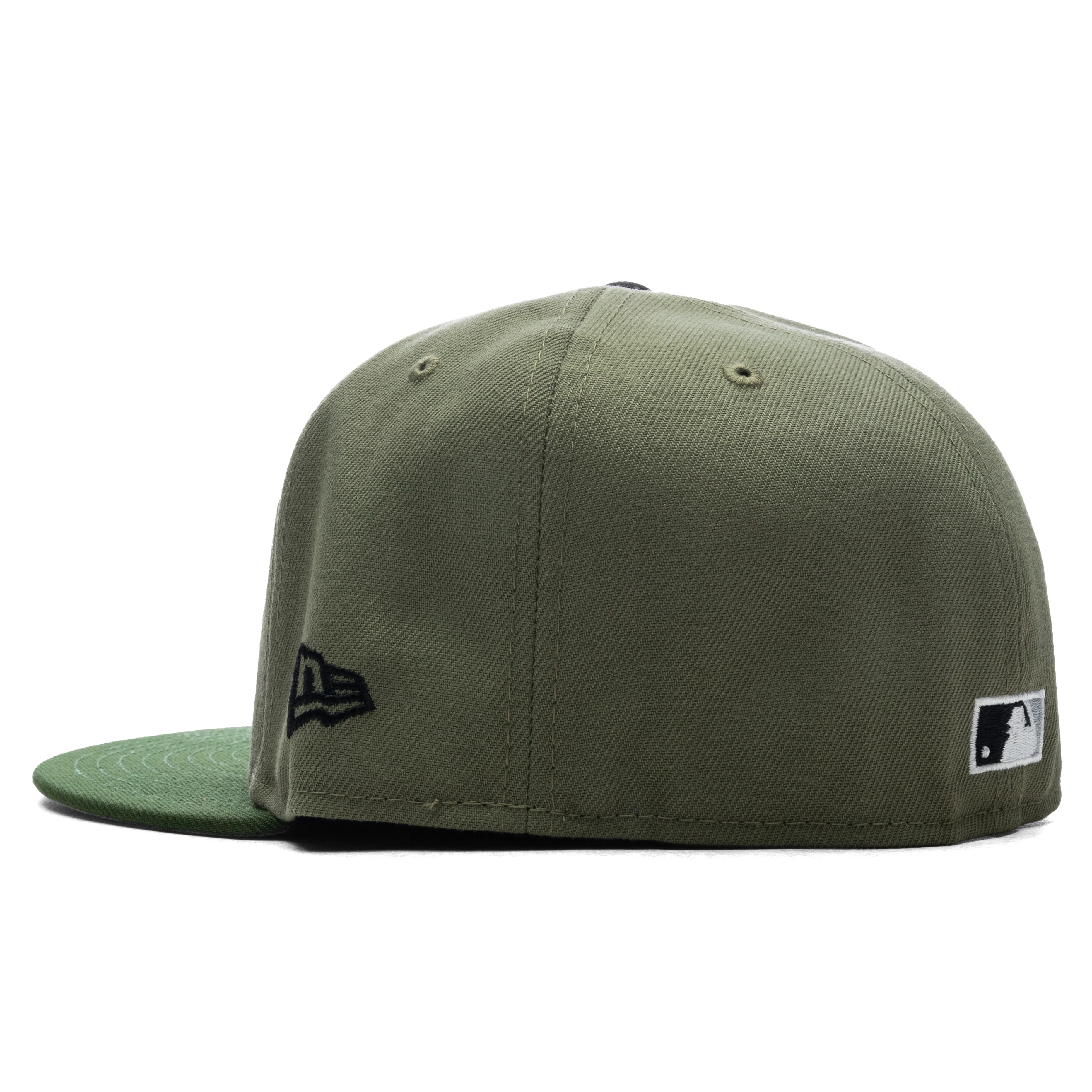 FEATURE x New Era 59FIFTY Fitted LA Dodgers Cooperstown - Green Bark/Rifle Green/Grey - Image 4