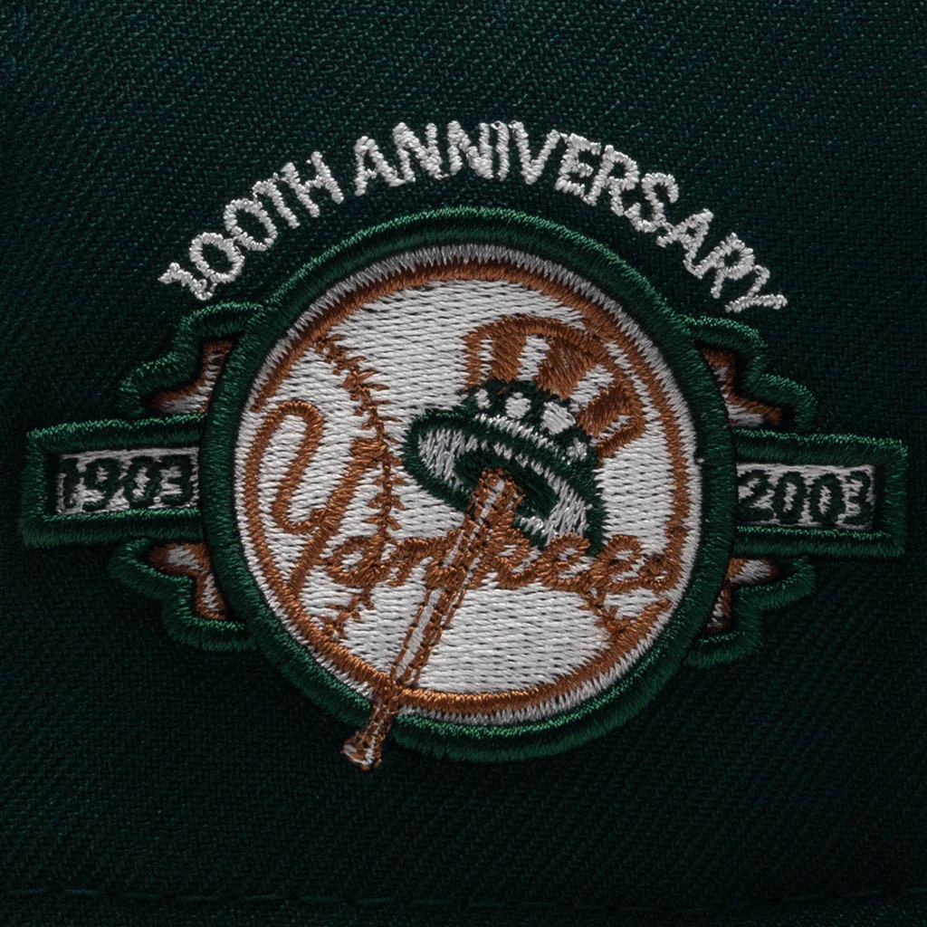 FEATURE x New Era 59FIFTY Fitted NY Yankees 100th Anniversary - Dark Green - Image 5