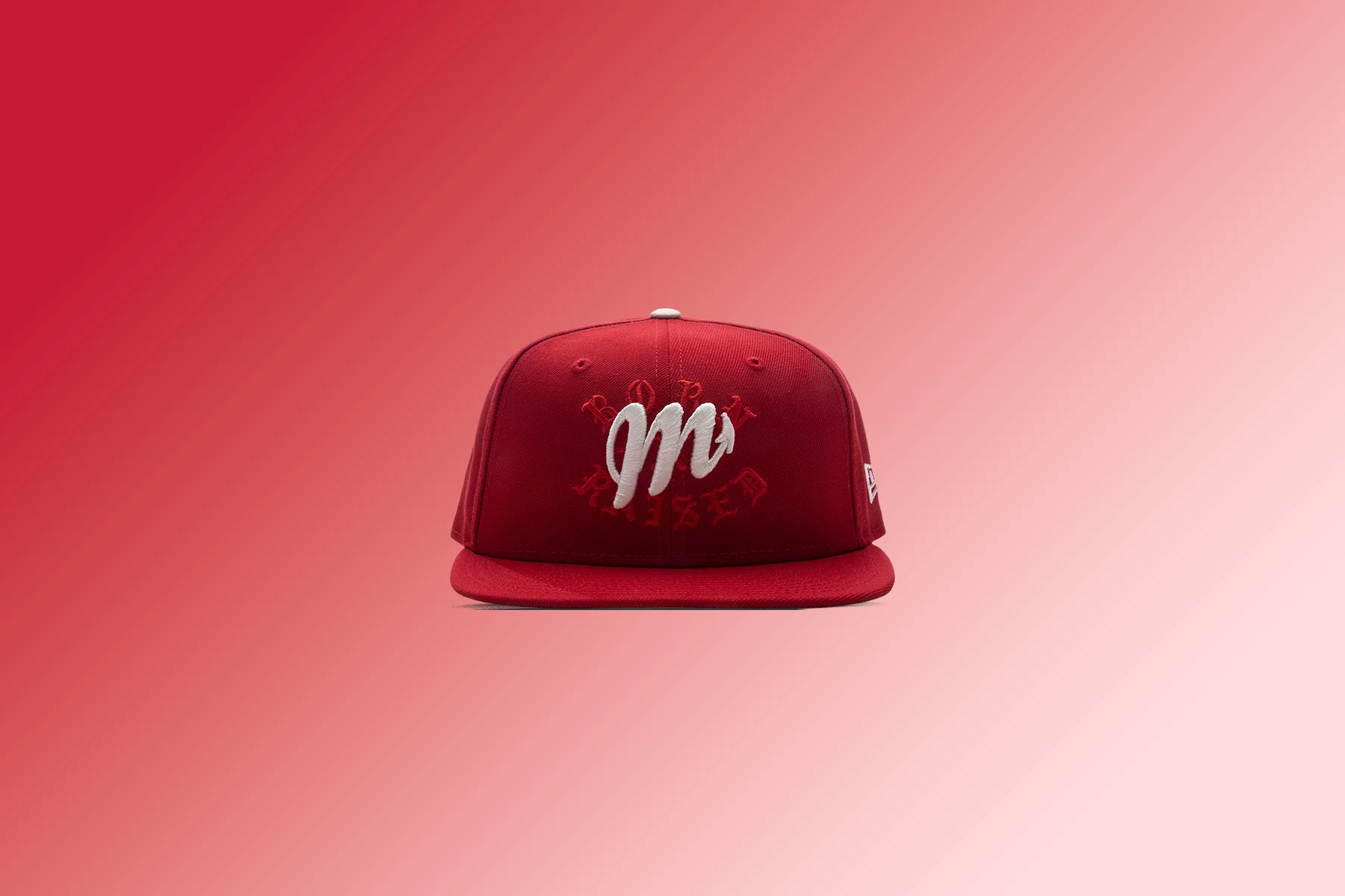 New Era x Born x Raised 59FIFTY LMB Diablos Rojos del México Layered Logo - Scarlet - Image 7