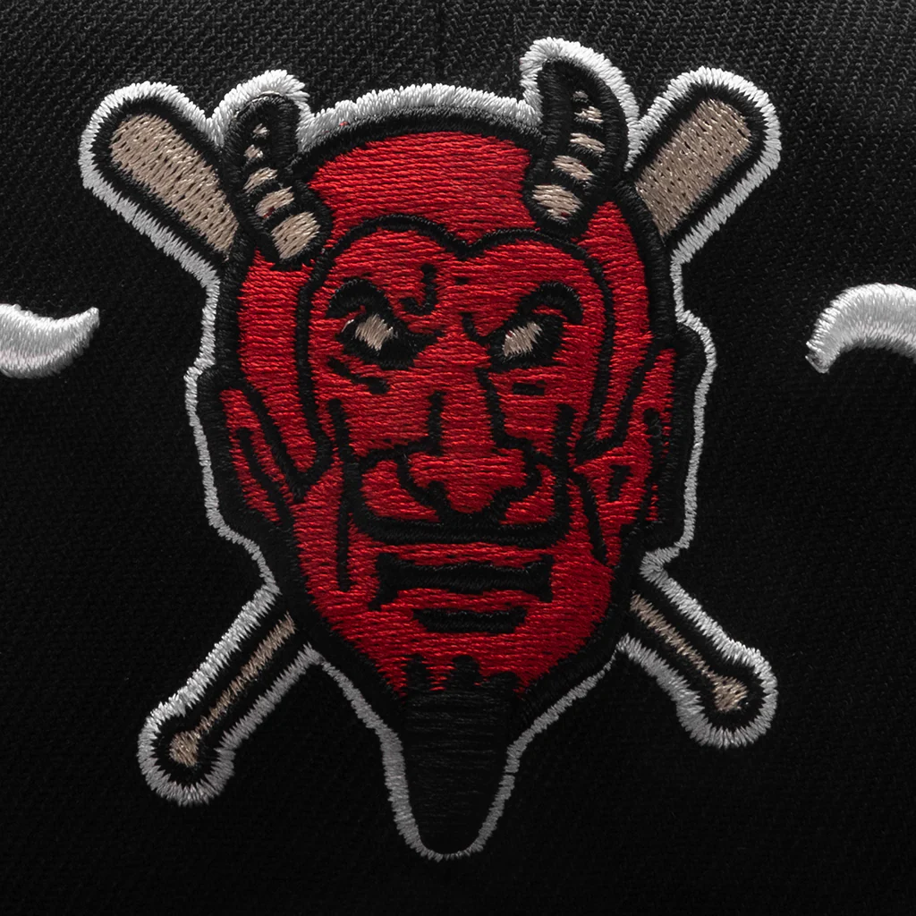 New Era x Born x Raised 59FIFTY LMB Diablos Rojos del México All-Over Logo - Black - Image 2