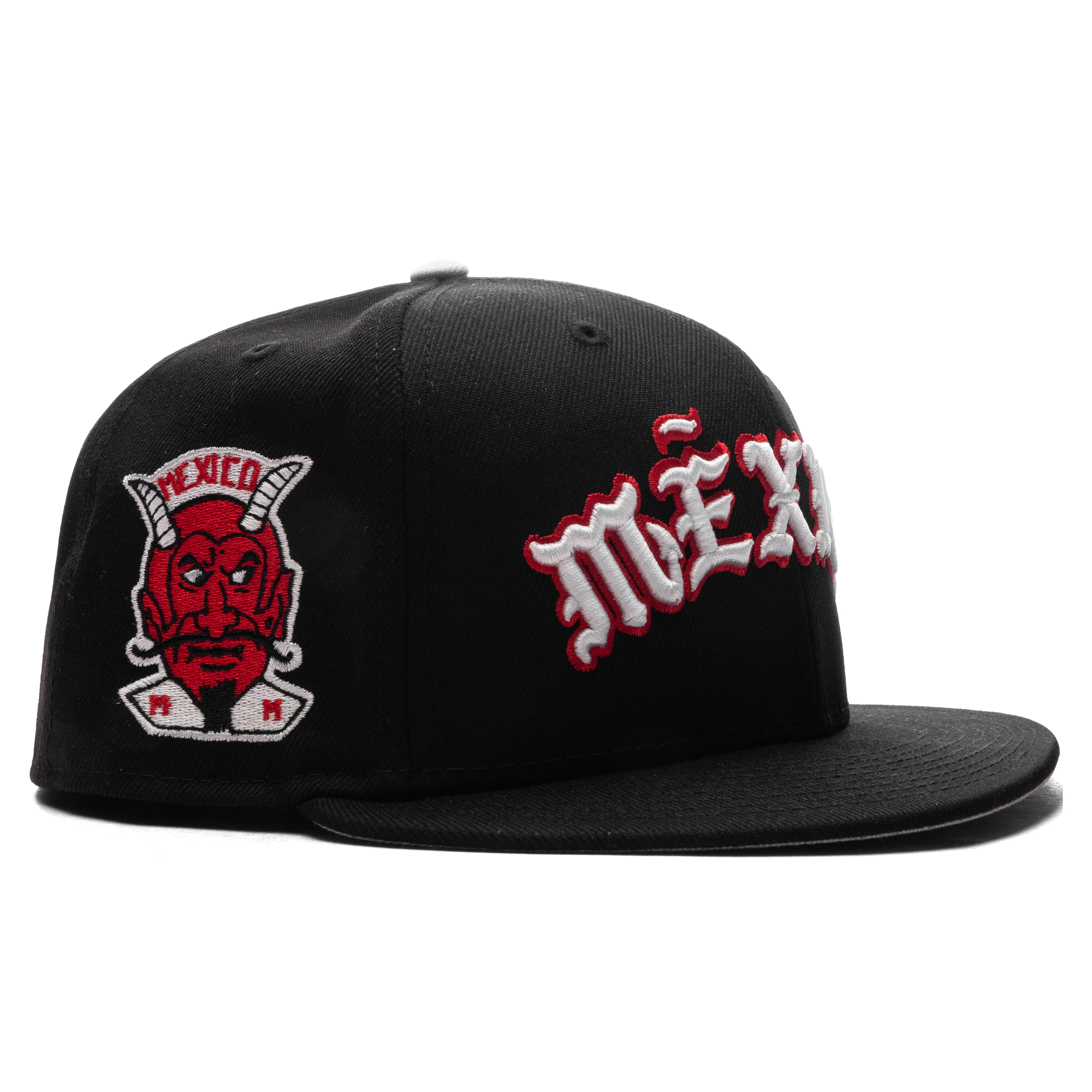 New Era x Born x Raised 59FIFTY LMB Diablos Rojos del México Wordmark - Black - Image 3