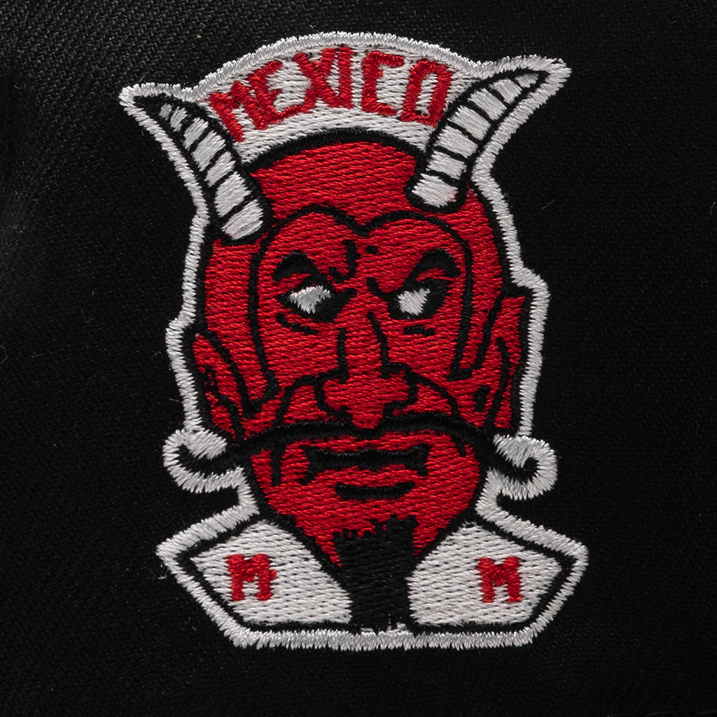 New Era x Born x Raised 59FIFTY LMB Diablos Rojos del México Wordmark - Black - Image 5