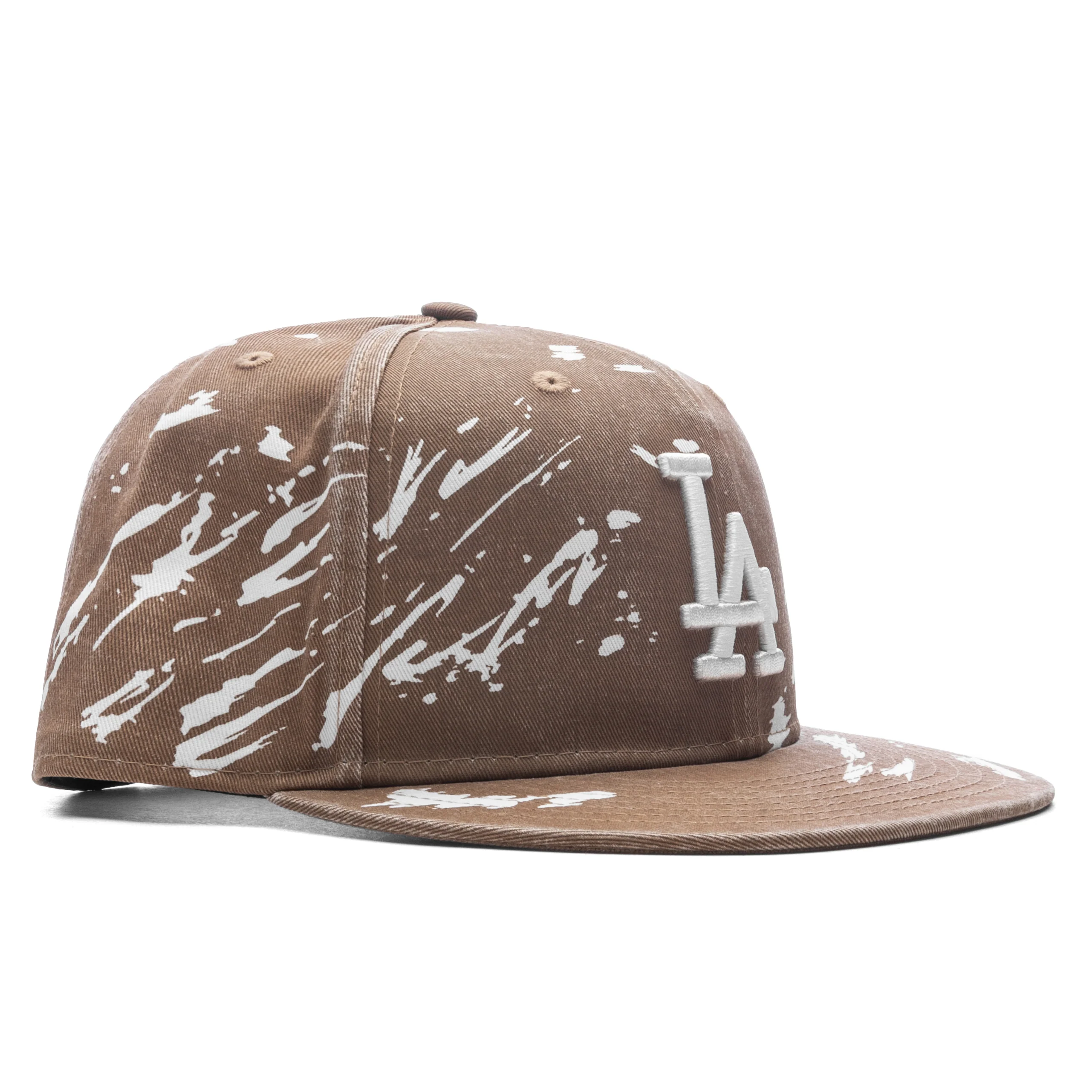 950 Dripping Los Angeles Dodgers Snapback - Khaki - Image 3