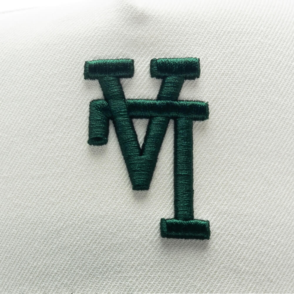 9FIFTY A-Frame Snapback Upside Down Los Angeles Dodgers - Chrome/Dark Green - Image 2