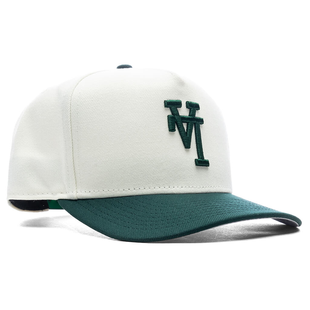 9FIFTY A-Frame Snapback Upside Down Los Angeles Dodgers - Chrome/Dark Green - Image 3
