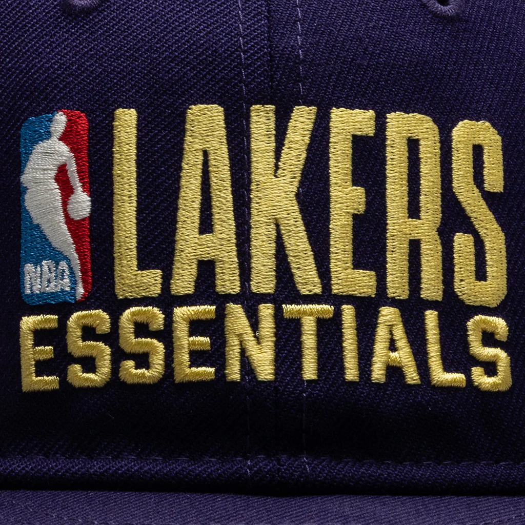New Era x FOG Essentials 9Fifty Snapback - Los Angeles Lakers - Image 2