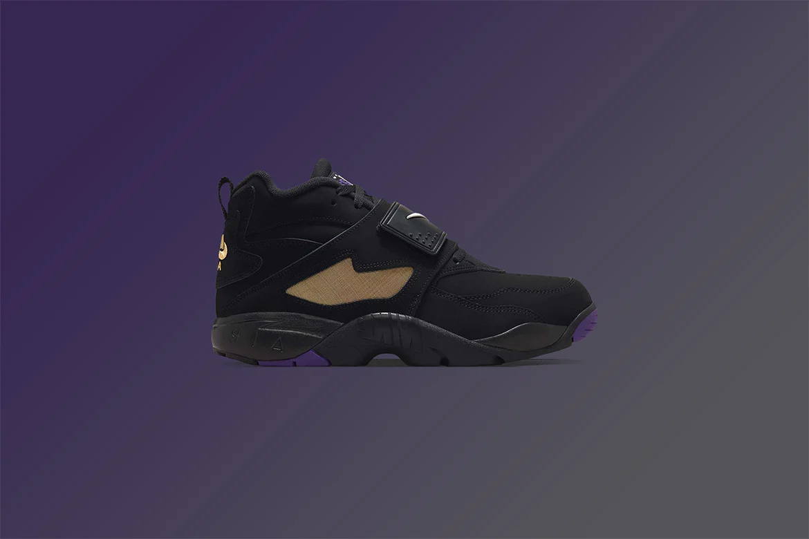 Air Diamond Turf 'Ravens' - Black/White/Club Purple/Metallic Gold - Image 5