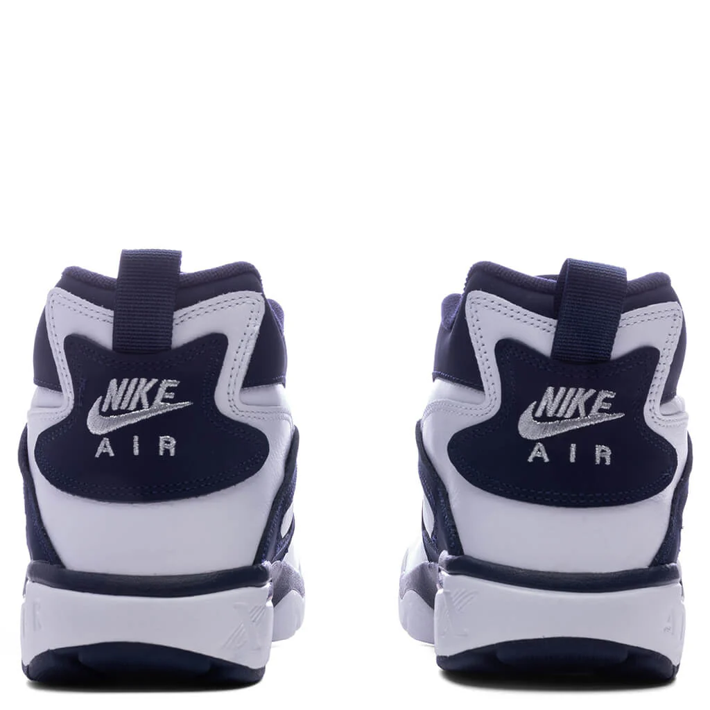 Air Diamond Turf 'Cowboys' - White/College Navy/Metallic Silver - Image 4