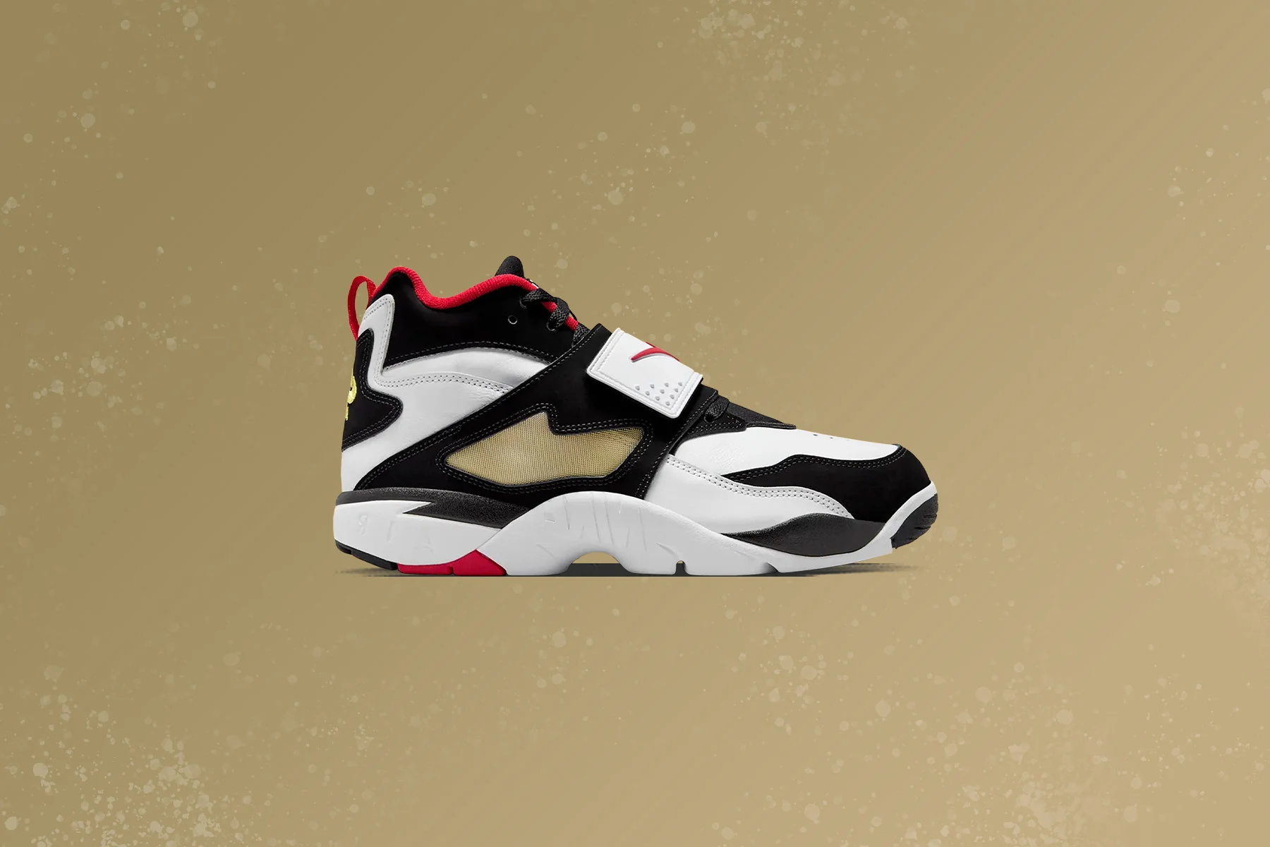 Air Diamond Turf - White/Fire Red/Black/Metallic Gold - Image 5