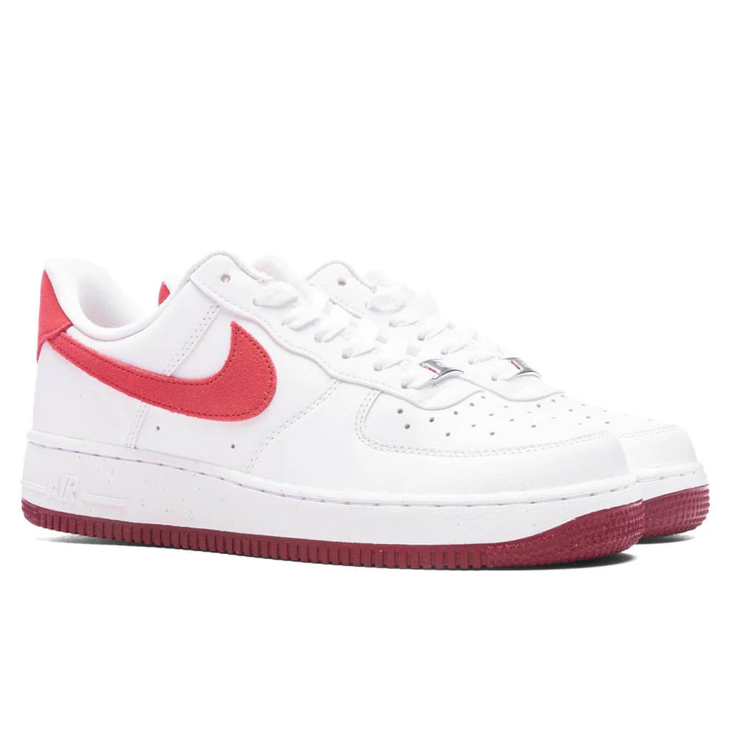 Women's Air Force 1 '07 'Adobe' - White/Adobe/Team Red/Dragon Red - Image 2