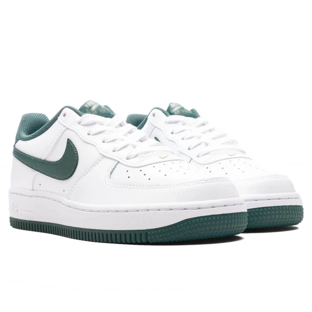 Air Force 1 (GS) - White/Vintage Green/Oil Green - Image 2