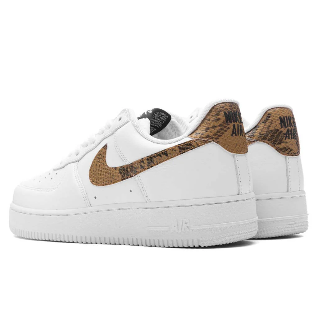Air Force 1 Low Retro PRM QS 'Ivory Snake' - White/Elemental Gold/Dark Hazel - Image 3